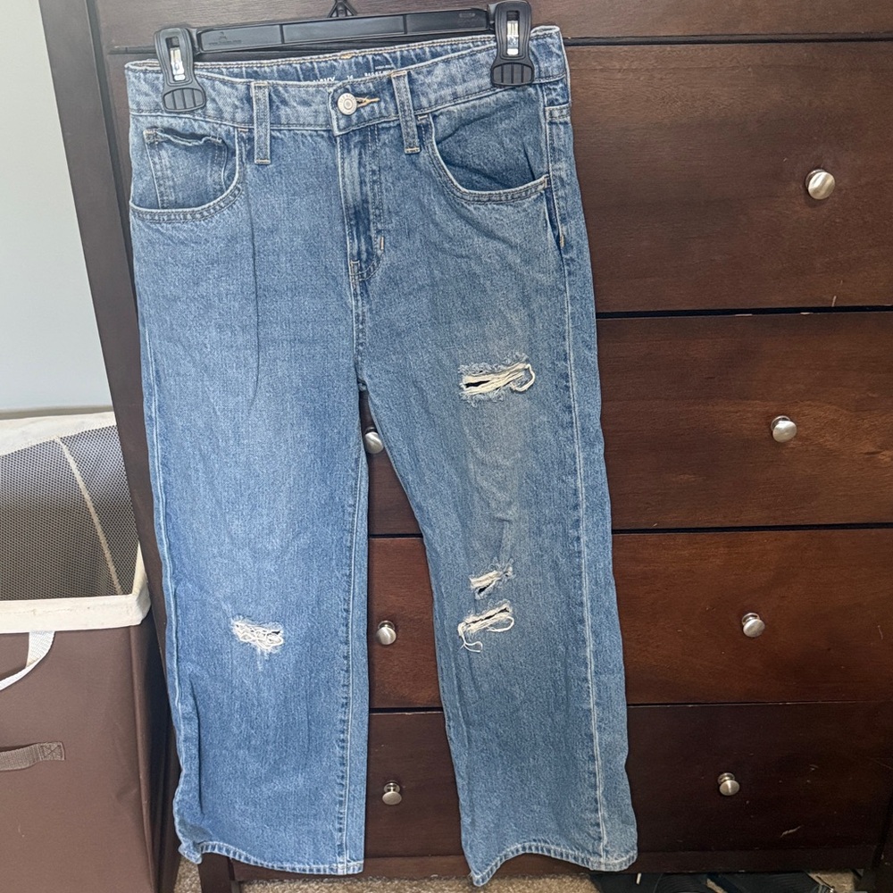 Old Navy Kids Blue Distressed Jeans
